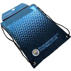 Sacche da palestra Borsa da palestra con coulisse dal design sfumato del Manchester City FC Multicolore/Nero/Blu