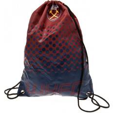 West Ham United FC Fade Design Drawstring Borsa da palestra Blu/Rosso/Multicolore