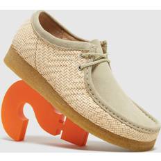 Beige - Herren Mokassins Clarks Originals Men's Wallabee Raffia Shoes Natural Interest