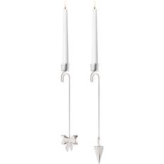 Georg jensen guld stage Georg Jensen Bow And Grommet Lysestage 23.1cm 2stk