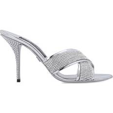 Argento Sandali con tacco Dolce & Gabbana Crystal Embellished - Silver