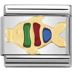 Multicoloured Charms & Pendants Nomination Composable Classic Water Animals Charm - Silver/Multicolor