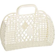 Hvid Strandtasker Sun Jellies Retro Cream