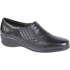 Mod Comfys Womens Softie Leather Casual Shoes - Blue