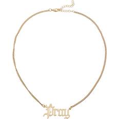 Mister Tee Pray Chunky Necklace