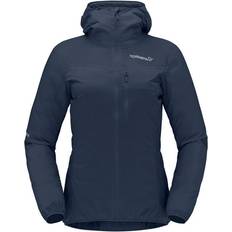 Dame - Turkise Overdeler Norrøna Women's Falketind Aero60 Hood Aquarius North Atlantic Aquarius/North Atlantic