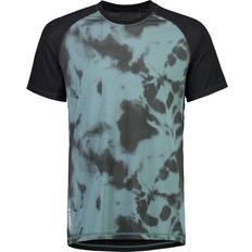 Træningstøj - Turkis Toppe svedundertøj Mons Royale Merino Temple T-Shirt sage tie dye/black