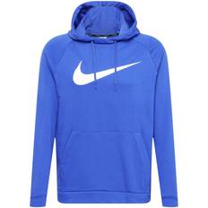 Nike Dri-Fit Pullover Swoosh Hoodie - Lapis/White
