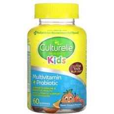 Culturelle Kids Probiotics Multivitamin Probiotic Peach-Orange & Mixed Berry 60 Gummies