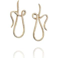 Efva Attling Vitt guld Örhängen Efva Attling Shape Of A Dream & Stars �rh�nge