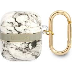 Guess Airpods Skal Marble Strap Collection Grå