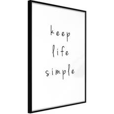 Arkiio Affisch Keep Life Simple [Poster] 20x30 Poster