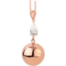 Fantasy Graviditetssmykke - Rose Gold Marble Stone