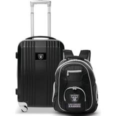 Backpacks Denco NFL Oakland Raiders 2-Piece Luggage and Backpack Set