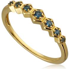 Gemondo Modern Glam Ring - Gold/Topaz