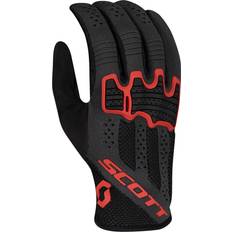 Rot Handschuhe Scott Gravity LF Glove - Schwarz