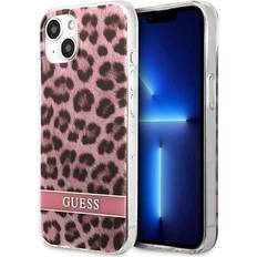 Guess GUHCP13SHSLEOP iPhone 13 mini 5,4 rózowy/pink hardcase Leopard