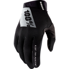 Guantes y Manoplas 100% Ridefit Bicycle Gloves, black, XL, black