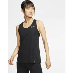 Laufen - Weiß Tanktops Nike City Sleek Tank - White/Black