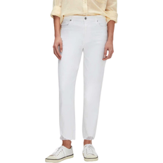 7 For All Mankind Luxe Vintage High Waist Cropped Straight Jeans - Soleil