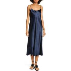 Blå - Slip-kjoler Vince Satin Slip Dress Coastal