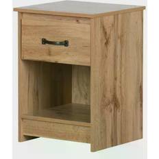 Oak - Rectangle Bedside Tables South Shore Tassio Bedside Table 17x17.8"