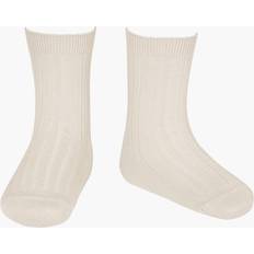 1-3M - Jungen Unterwäsche Condor Basic Rib Knee High Socks - Cream (20162-000-202)