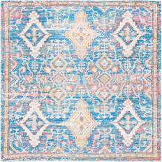 Safavieh Saffron Pink, Blue 72x72"