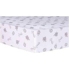 Trend Lab Safari Chevron Animals Fitted Crib Sheet 28x52"