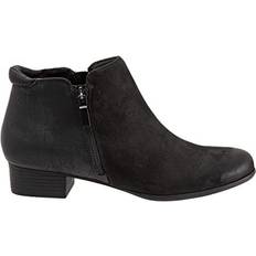 Nubuck - Women Ankle Boots Trotters Major - Black