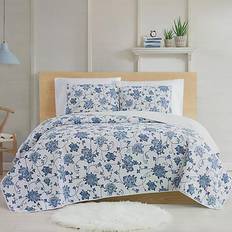 Cottage Classics Estate Bloom Quilts Blue (228.6x228.6cm)