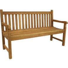 Teak Outdoor Sofas & Benches Sunnydaze Mission Style Garden Bench