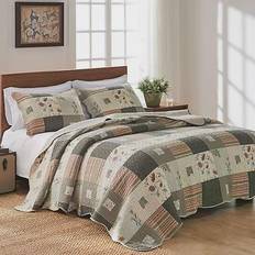 Greenland Home Fashions Sedona Quilts Beige (228.6x228.6cm)
