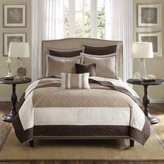 Textiles Madison Park Danville Bedspread Beige (228.6x228.6)