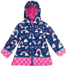 Babies Rainwear Children's Clothing Stephen Joseph Rainbow Print Raincoats - Indigo