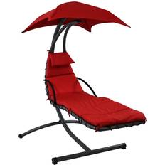 Steel Garden Chairs Sunnydaze Floating Chaise Lounge Chair