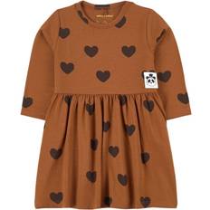 Mini Rodini Mekot Mini Rodini Basic Heart Dress - Brown