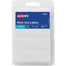 Best Labels Avery Multi-Use Removable Labels 1"x3" 72pcs