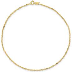 Gold Anklets Singapore Chain Anklet - Gold