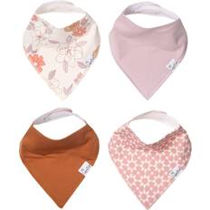 Machine Washable Drool Bibs Copper Pearl Baby Bandana Bibs 4-pack Ferra