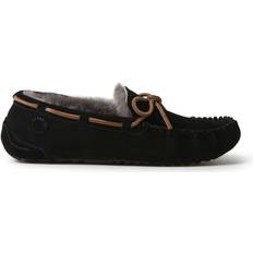 Leather - Men Slippers Dearfoams Victor - Black