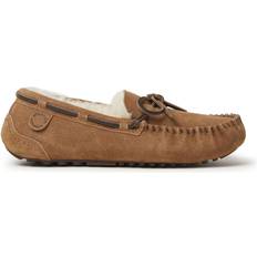 Leather - Men Slippers Dearfoams Victor - Chestnut