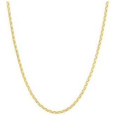 Saks Fifth Avenue Women's 14K Hollow Round Rolo Chain Necklace