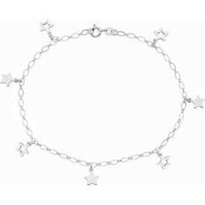 Women Anklets Sterling Star Female Anklet