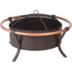 Steel Fire Pits & Fire Baskets Firesense Copper Rail