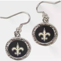 WinCraft Women's New Orleans Saints Round Dangle Earrings