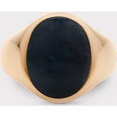 Ix studios signet ring IX Studios Oval Signet Ring Hawks Eye