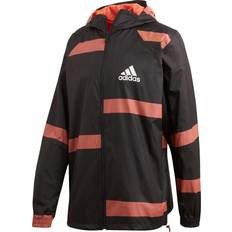 Adidas Punainen Vaatteet Adidas W.N.D. Black/Red Takit - Musta