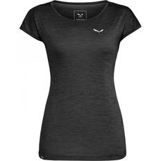Salewa Puez Melange Dry Manga Corta Gris Oscuro Mujer - Grey