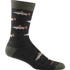 Darn Tough Vermont Spey Fly Crew Leggero Con Cuscino - Charcoal